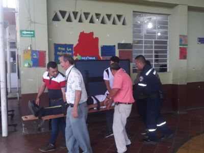 Simulacro de evacuación.  INSTECOR 2019